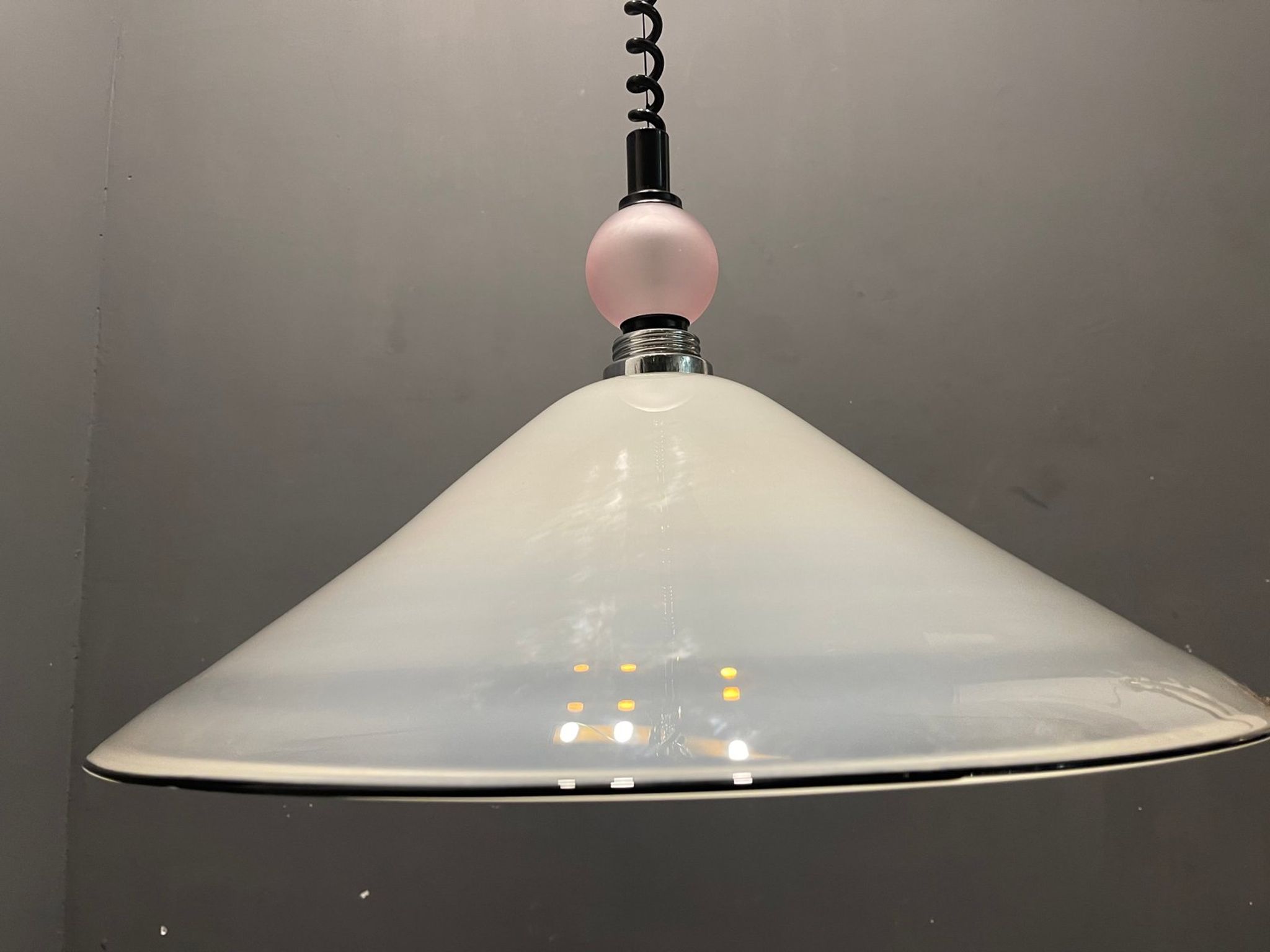 Suspension en verre de Murano, années 1970