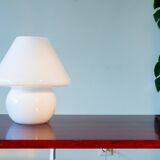 Blown glass mushroom lamp 1970