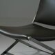 Pair of Flexform leather low chairs, Peter model, by Antonio Citterio