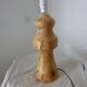 turned wood lamp