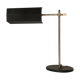Mid century desk lamp with a rectangular shade