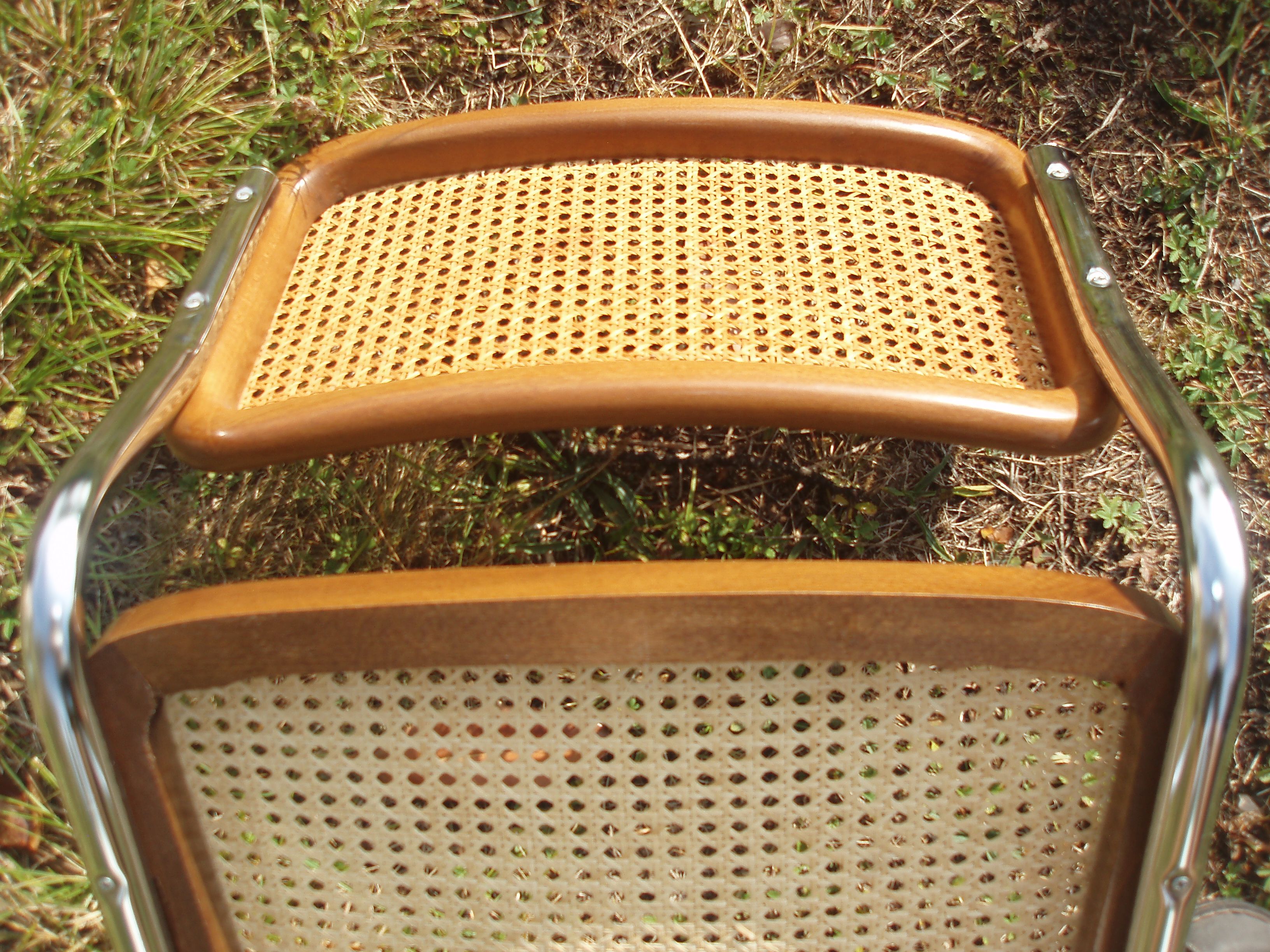Series of 4 Marcel Breuer B 32 chairs