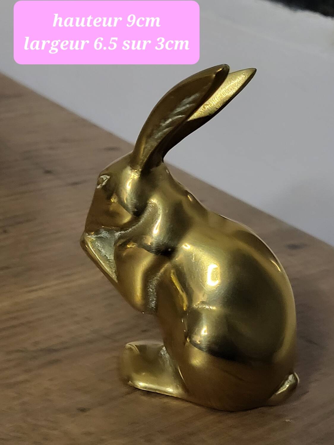 Lapin en laiton