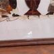 Set of 2 butterfly wing paintings