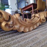 Gold mirror vintage shell 125x78cm