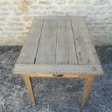 One drawer farm table