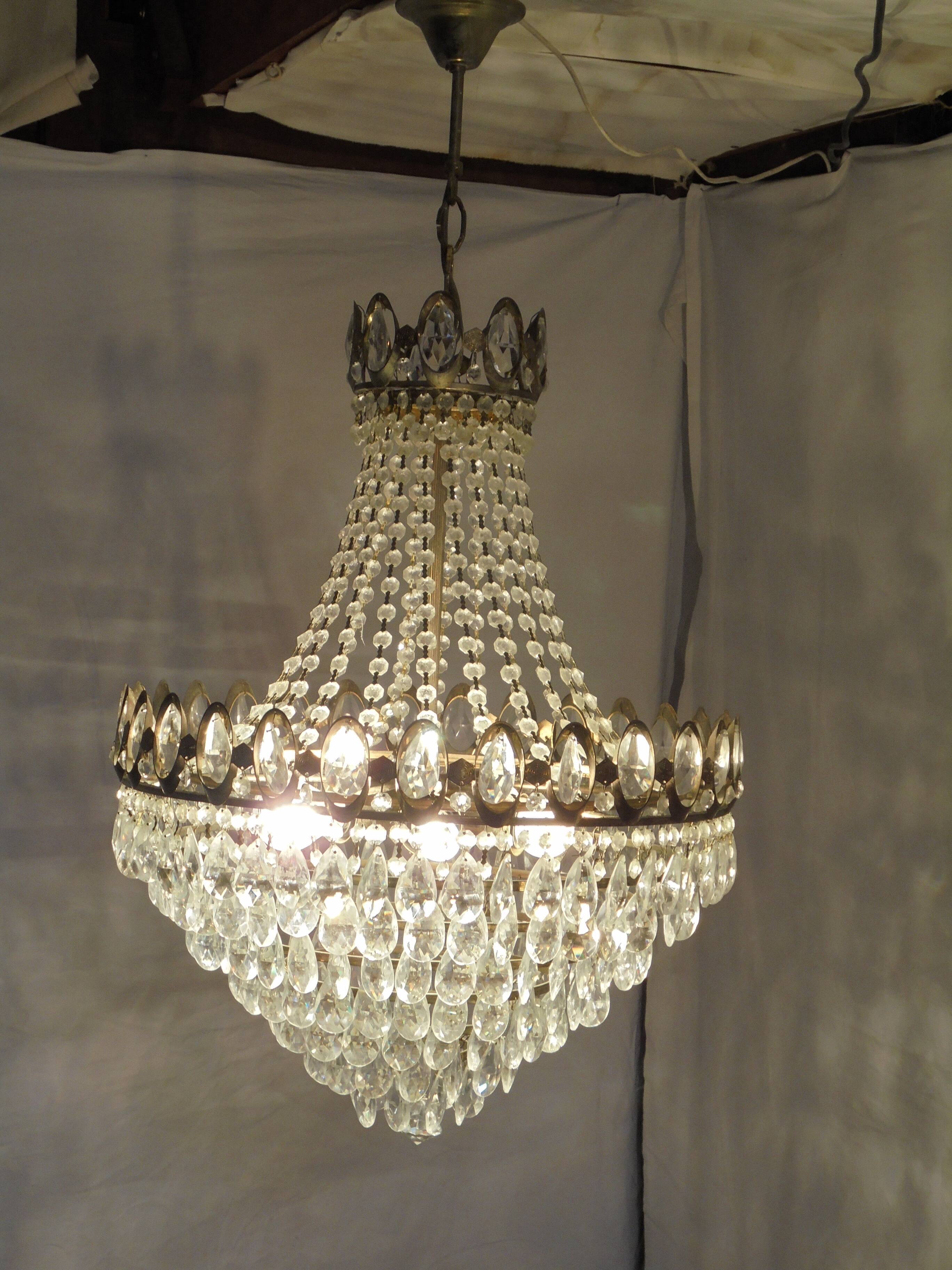 Mongolfier chandelier from the 70s