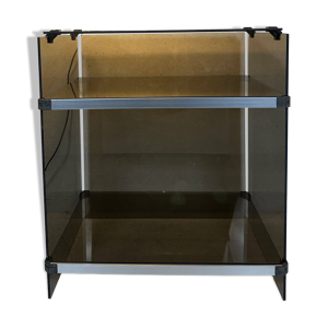 Meuble hi-fi au design - verre
