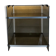 Vintage design hifi cabinet – smoked glass