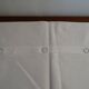 2 antique pillowcases embroidered with monograms GS cotton 78 cm x 75 cm
