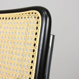 Vintage black B32 Cesca Chair by Marcel Breuer, 80s