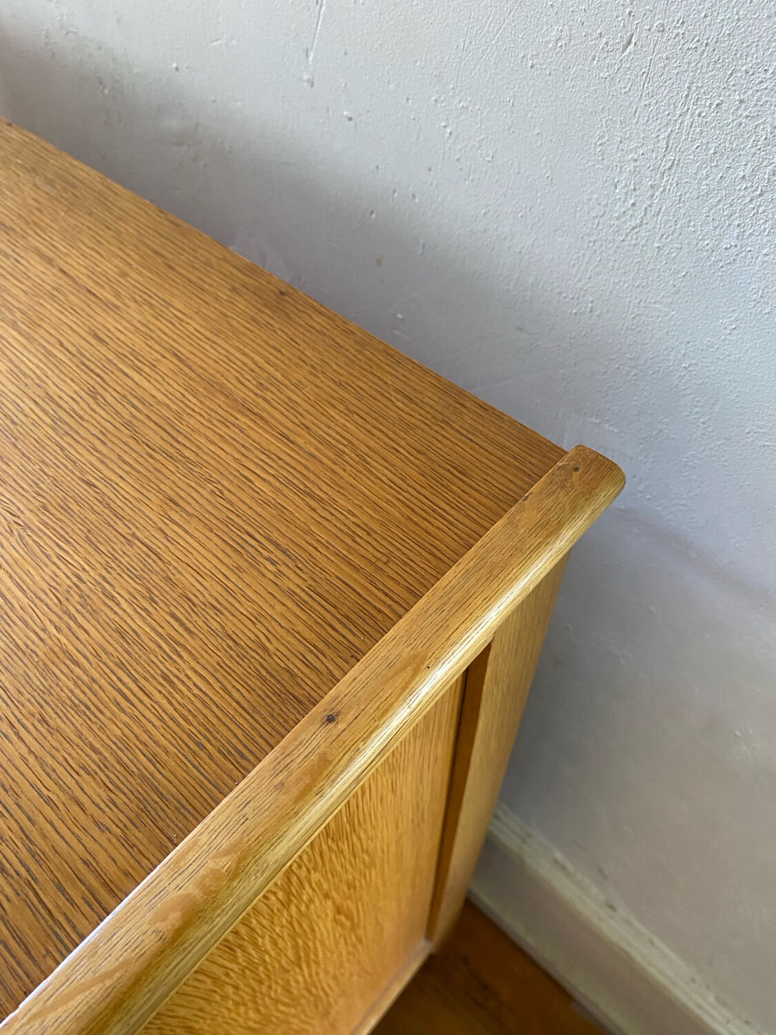 Scandinavian 4-drawer commode with vintage compass legs