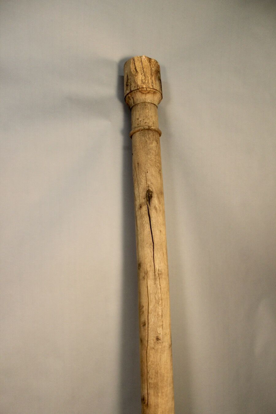 Pair of oak columns