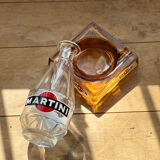 Martini advertising decanter and ashtray