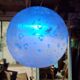 Ball lamp, unique piece created by an artist.