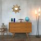Commode 6 tiroirs vintage pieds compas 1950