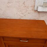 Vintage buffet feet compass two drawers