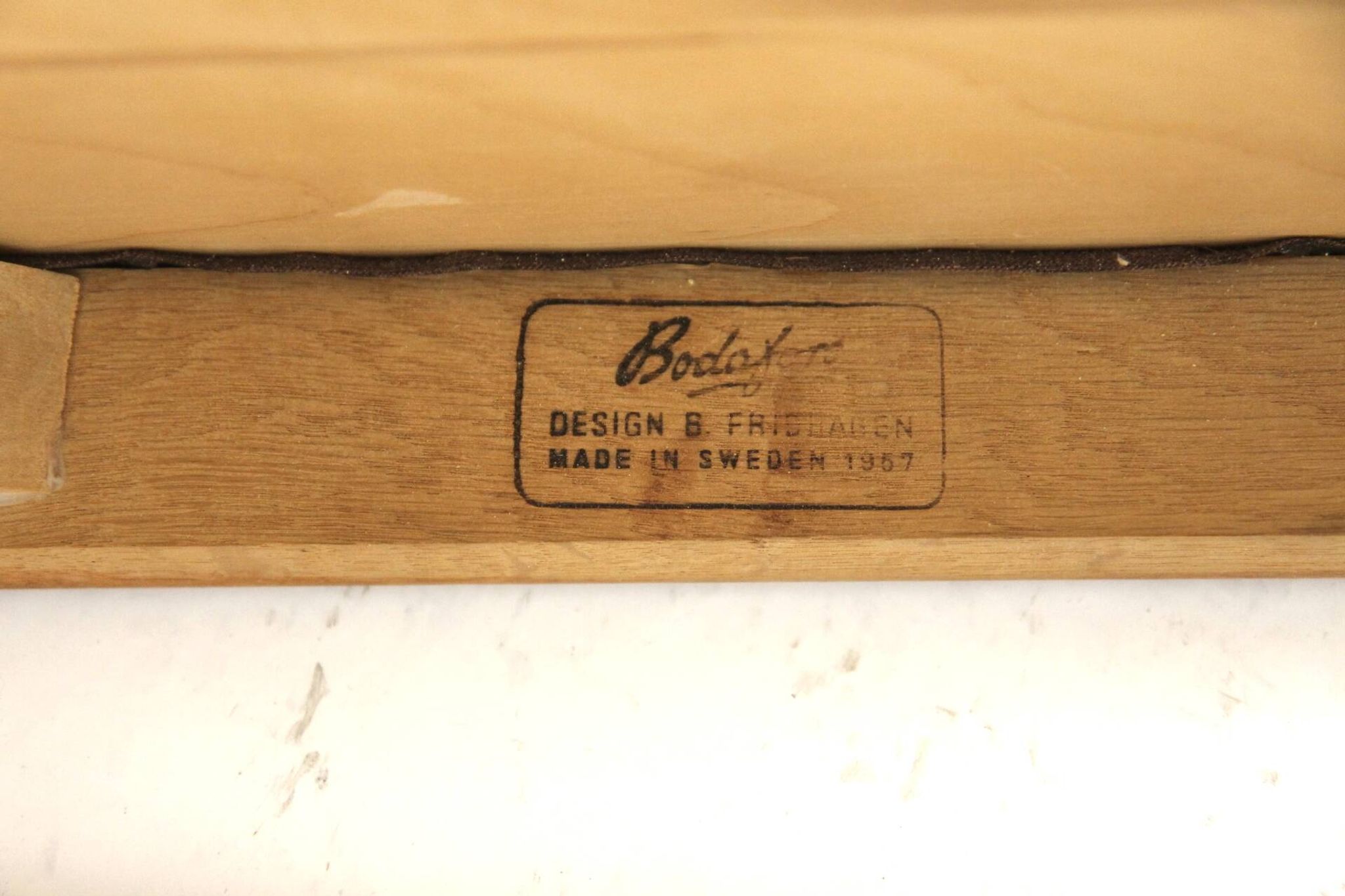 Set de 6 chaises scandinave en chêne "Reno", Bodafors, Suède, 1960