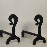 Pair of andirons