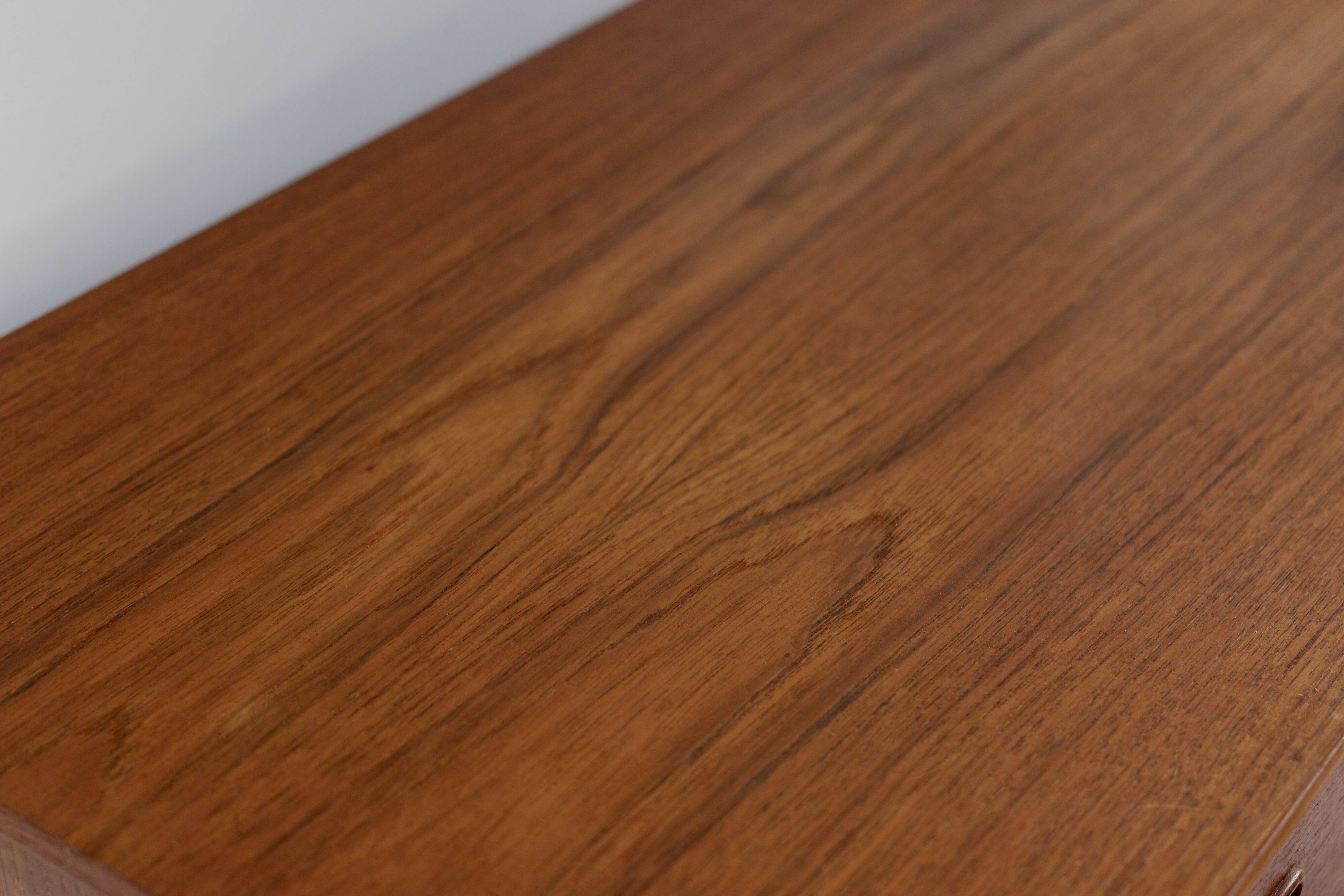 Vintage Scandinavian teak chest of drawers, Denmark, 1960