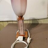 Art Deco lamp in copper and glass