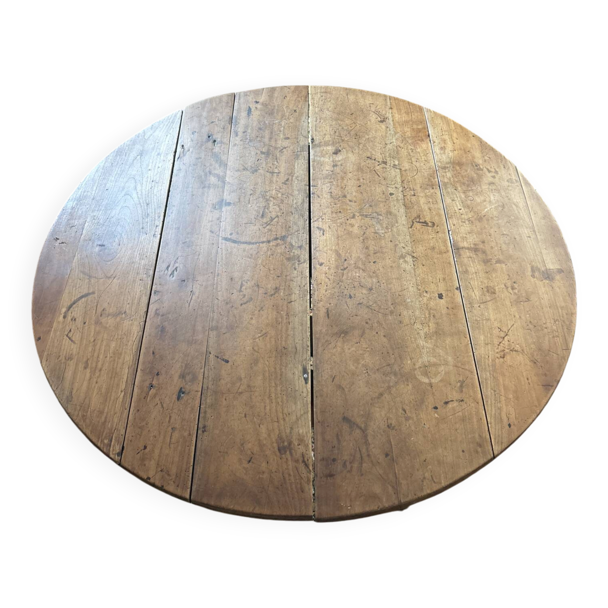 Table ronde en bois