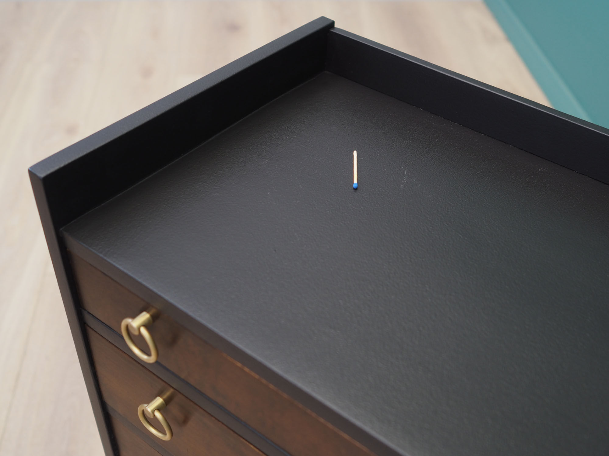 Walnut chest of drawers, Danish design, 1970s, made in Denmark