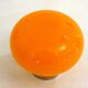 Petit vase opalin orange vintage Carnaby 1960'