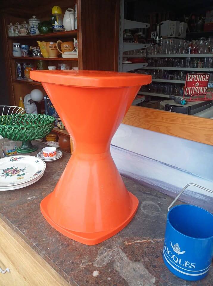 Pola orange stool 1970