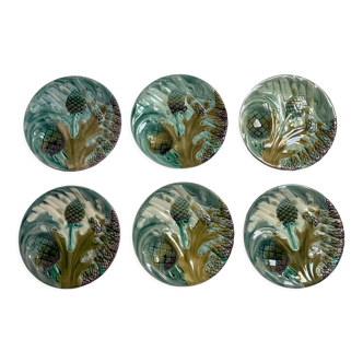 6 asparagus plates k and g luneville