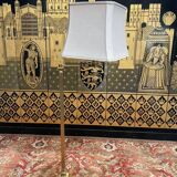 Floor lamp - Brass reading light 1970