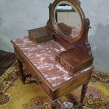 Louis XVI-style walnut hairdresser