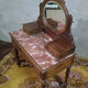 Louis XVI-style walnut hairdresser