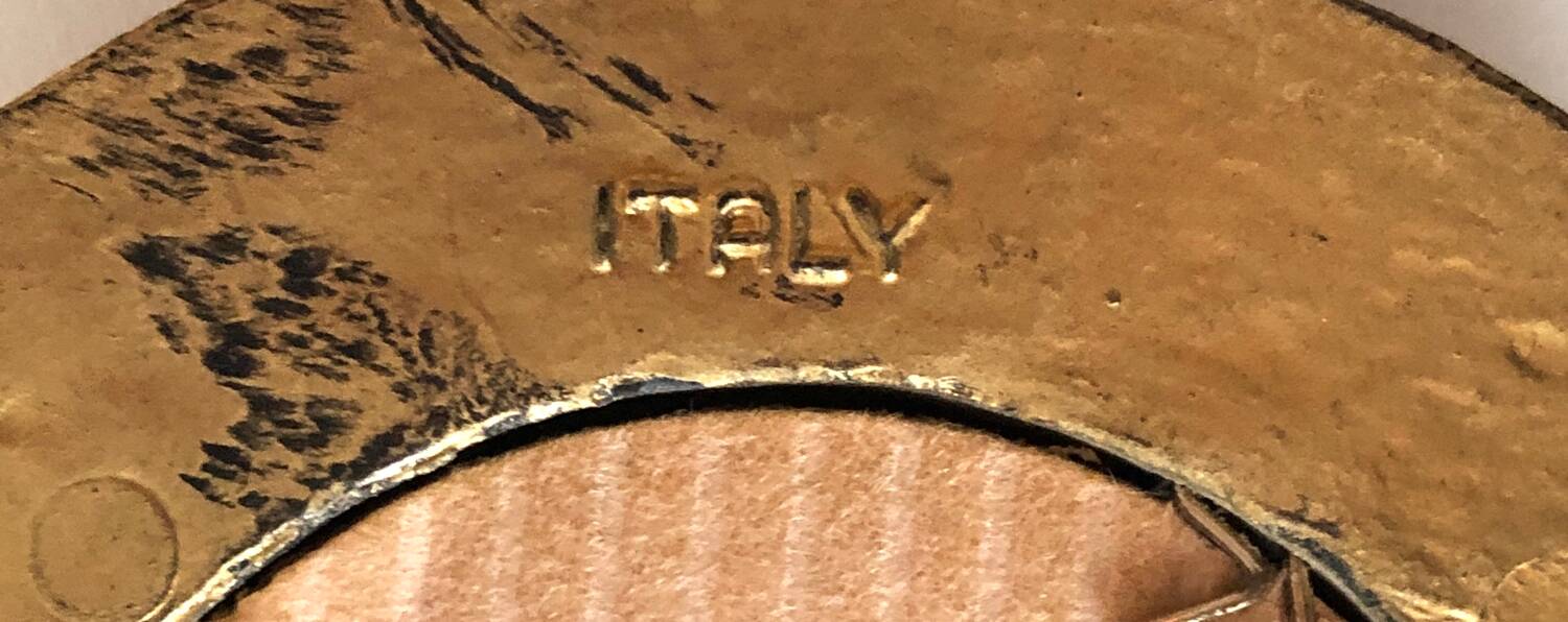Pair of round Italian frames