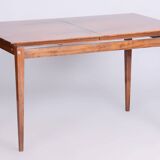 Original Mid-Century Walnut Folding Table, Made by Mier Topolcany, Czech, 1950s