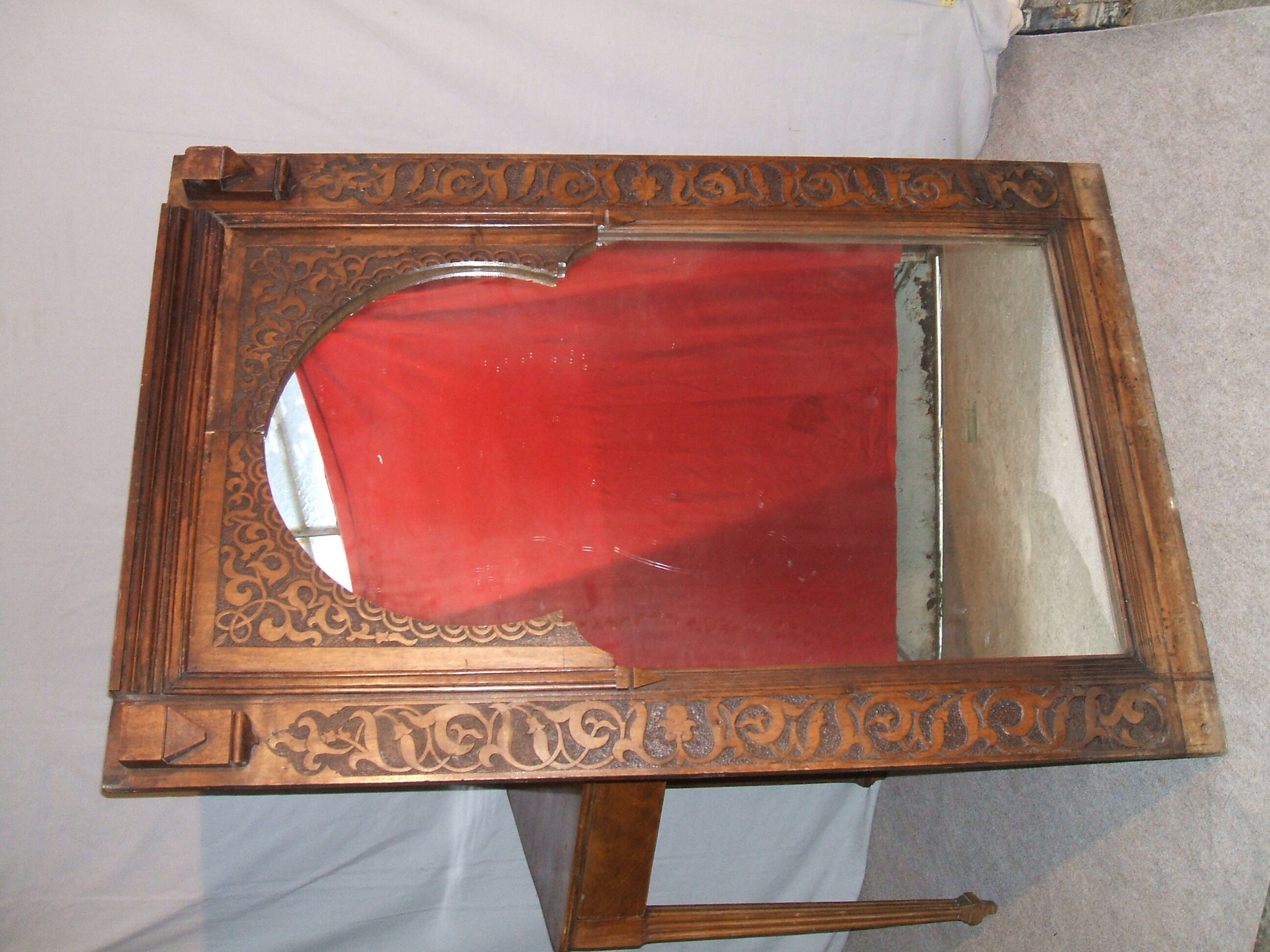 Oriental mirror xixth 89x137cm