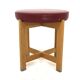 Scandinavian oak stool, Sweden, 1960