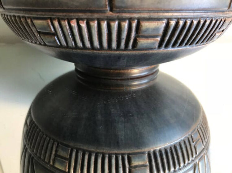 Stoneware bowl 1950's by Munk Keramik Enköping