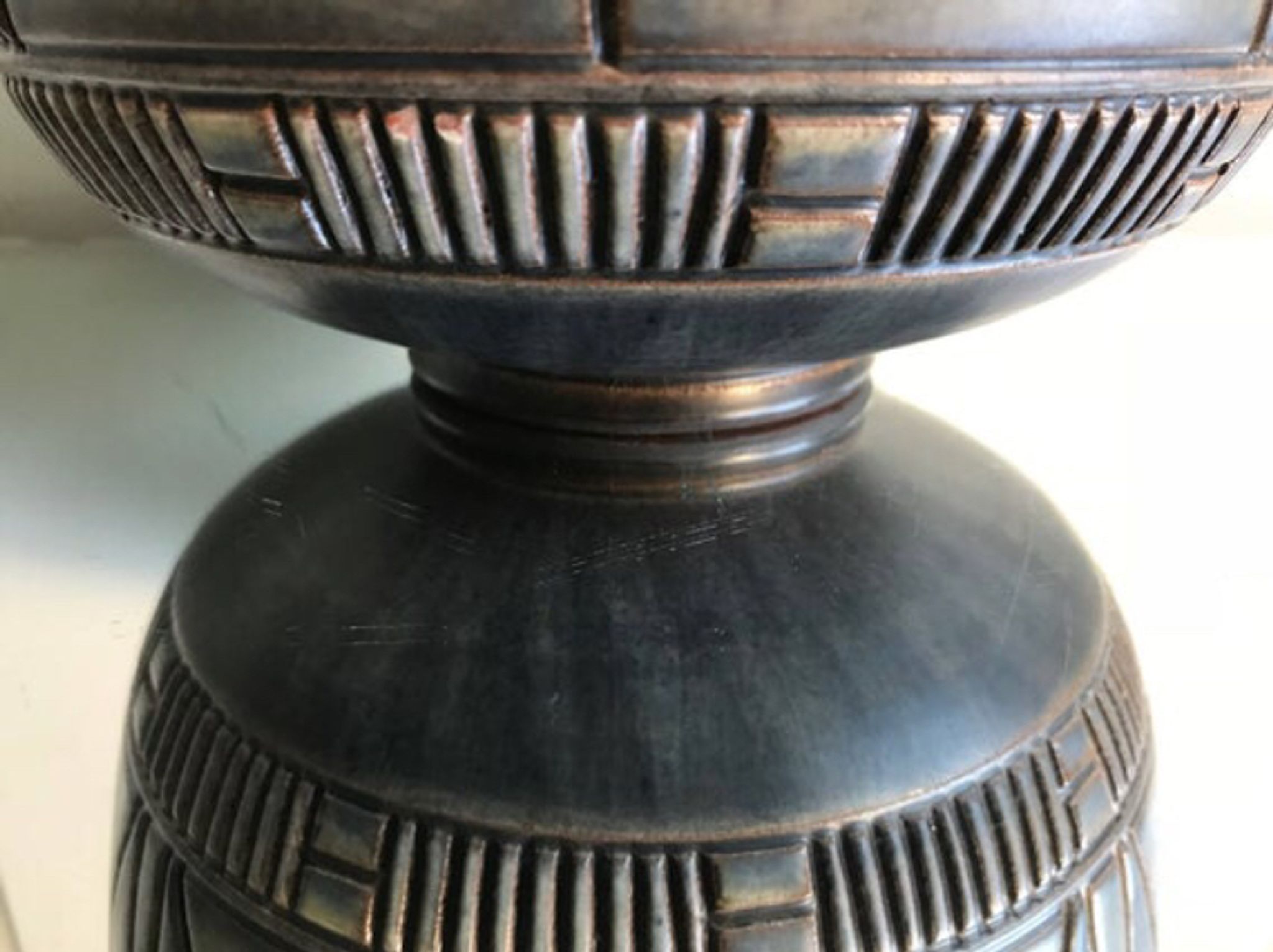 Stoneware bowl 1950's by Munk Keramik Enköping