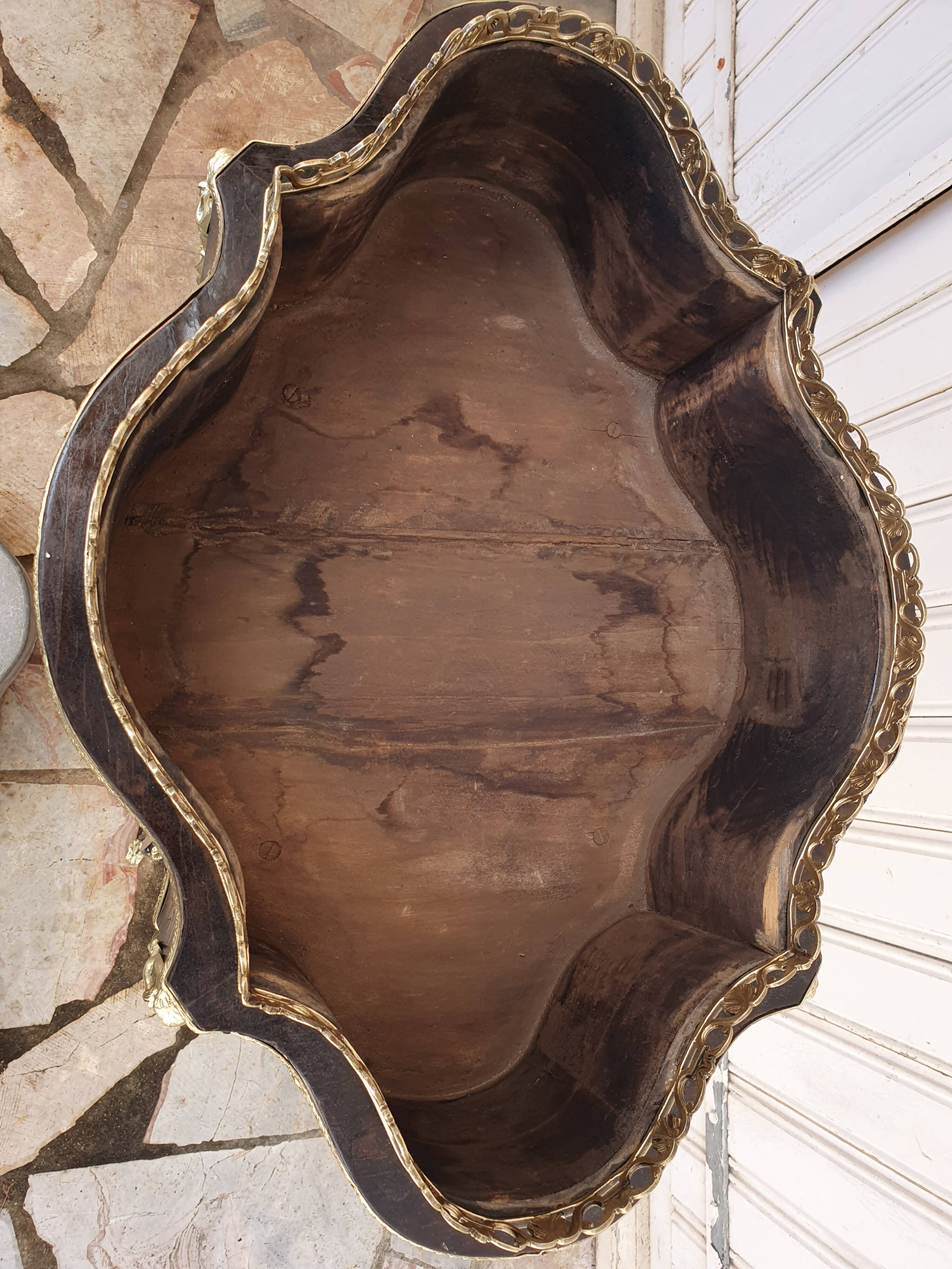 Napoleon III planter in marquetry, 1860 period