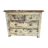 Antique teak chest of drawers