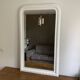 Louis Philippe white mirror, late 19th century.
