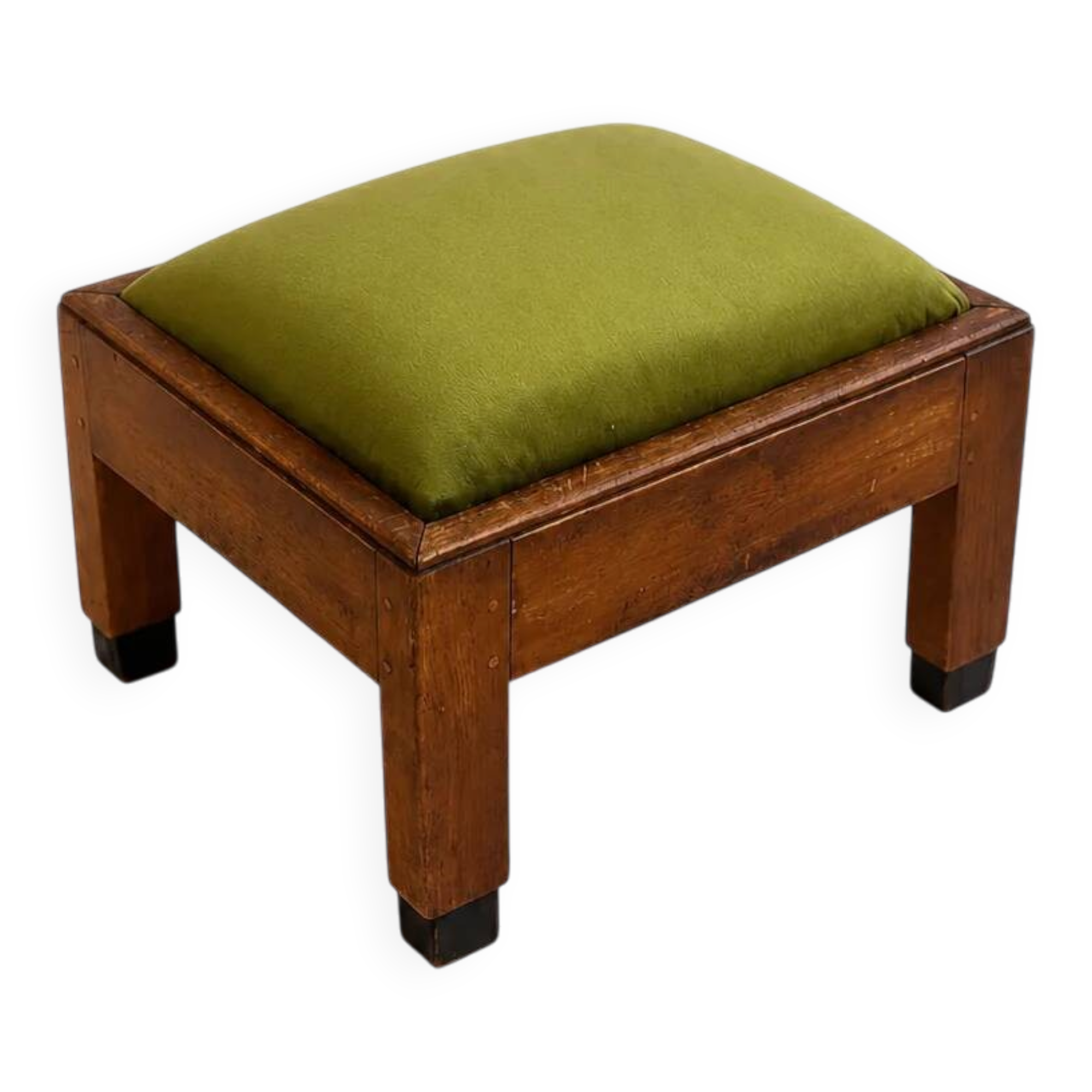 Amsterdamse School footstool, Netherlands, 1920s
