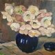 Huile sur panneau germaine luquet bouquet de fleurs