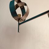 Chrome chandelier 5 spheres