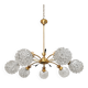 Vintage chandelier with 7 lights from the 60s/70s.
