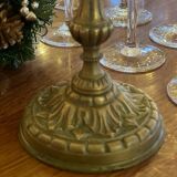 Old bronze candle holder