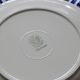 Set of 6 flat plates Villeroy and Boch, blue Rusticana model, vintage