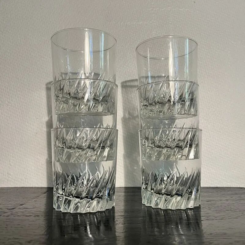 Vintage whisky glasses