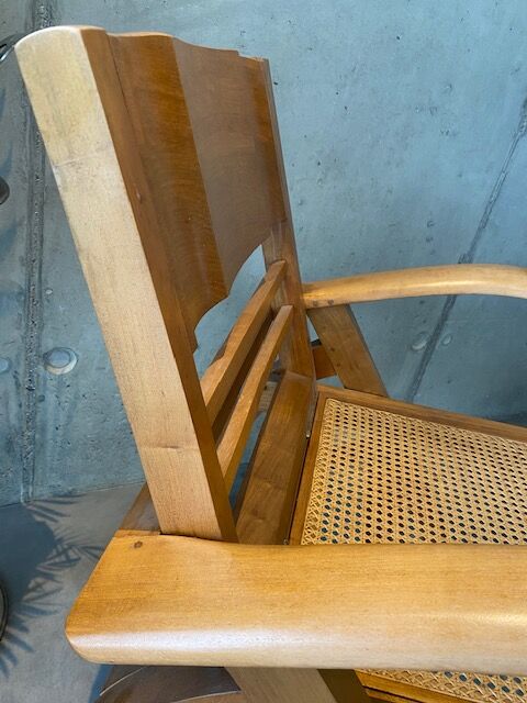 Fauteuil design bois courbé